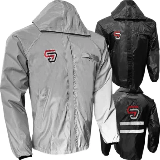 Chaqueta Impermeable 100% Reflectiva Doble Faz GP