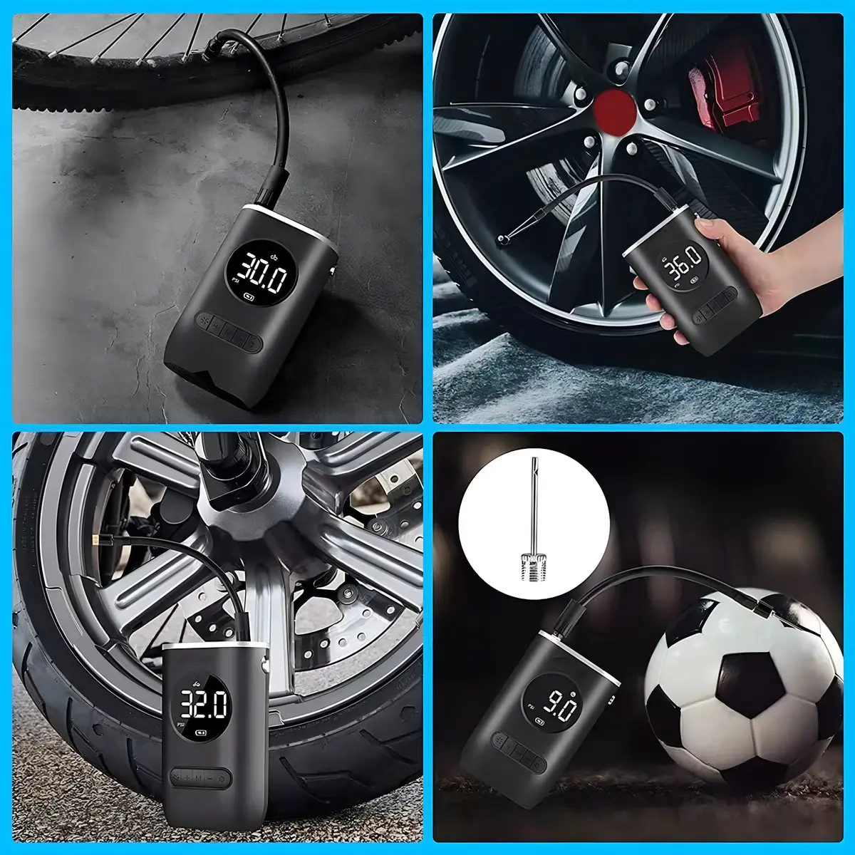 Mini compresor portátil para moto - Imagen 2