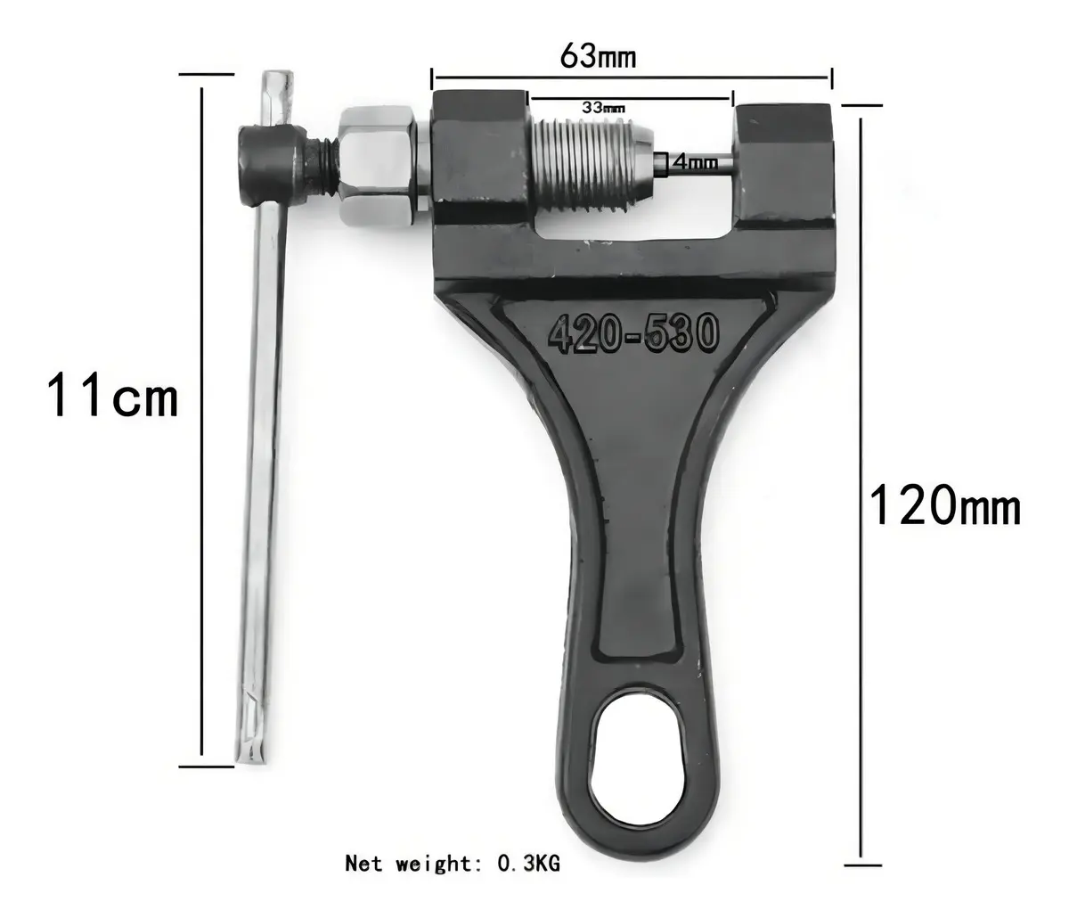 Despinador / corta cadena universal para moto - Imagen 2
