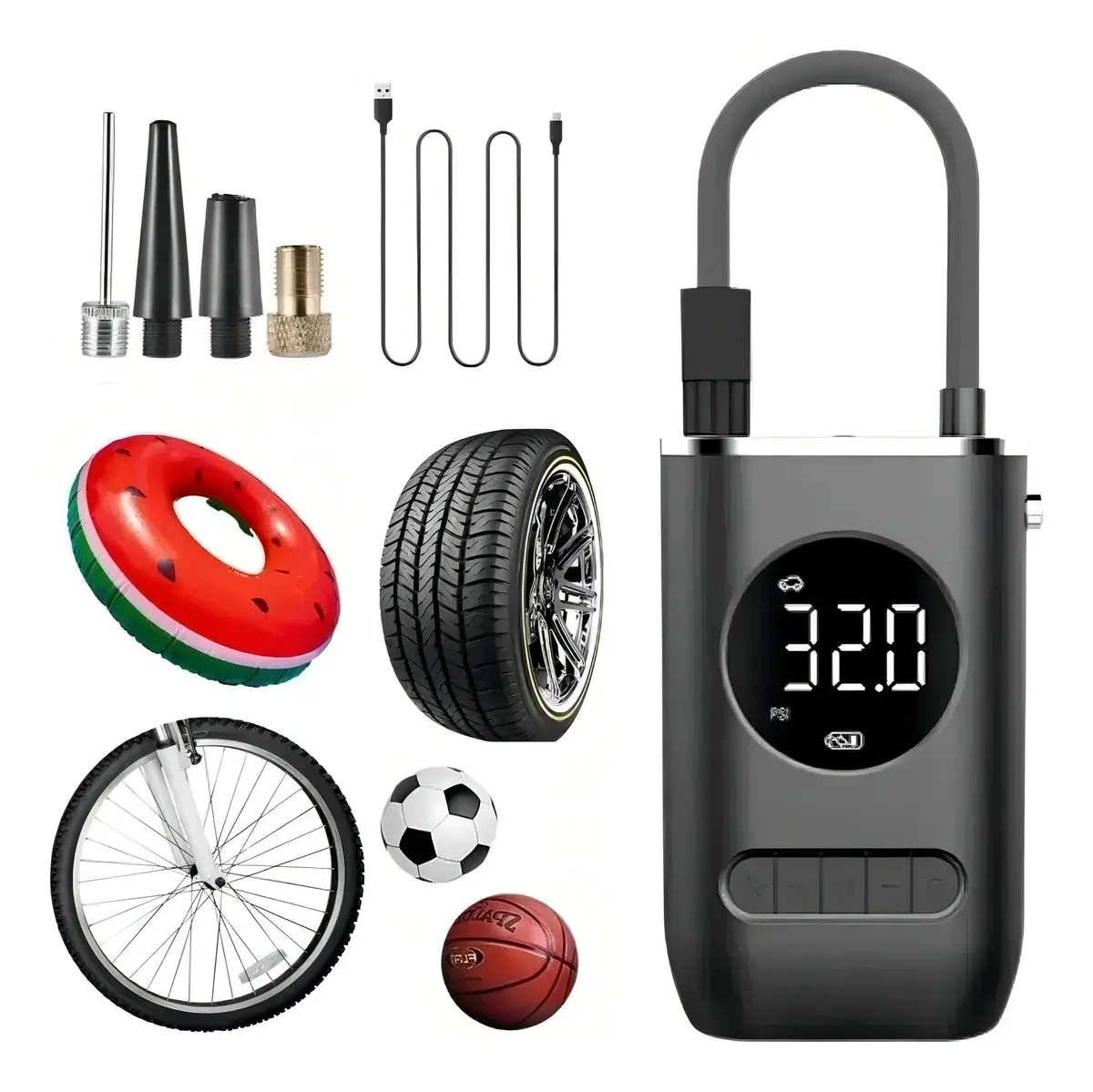 Mini compresor portátil para moto